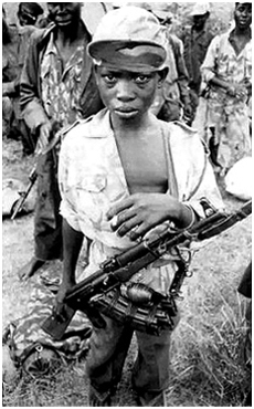 Ugandan child soldier