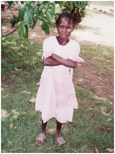 Orphan in Adwila, Northern Uganda