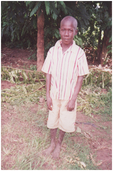 Orphan in Adwila, Northern Uganda